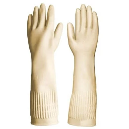 Luva de Látex Ranhurada LVLRN - Imbat (12 Pares) | CA - 49083