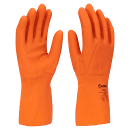 Luva de Látex Reforçada Laranja Imbatex Ultra LVLLF - Imbat (12 Pares) | CA - 41820