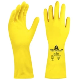 Luva de Látex Amarela VE200 - Delta Plus (12 Pares) | CA - 36066