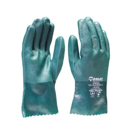 Luva de PVC Palma Áspera Punho 26 cm LVPVC 26 - Imbat (12 Pares) | CA - 41917