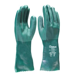 Luva de PVC Palma Áspera Punho 36 cm LVPVC 36 - Imbat (12 Pares) | CA - 41917
