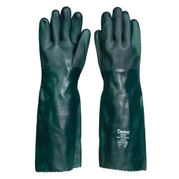 Luva de PVC Palma Áspera Punho 46 cm LVPVC 46 - Imbat (12 Pares) | CA - 41917