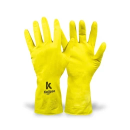 Luva Látex Light Amarela - Kalipso (12 Pares) | CA - 38090