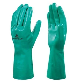 Luva Nitrilica com Forro Verde Nitrex VE801 - Delta Plus (12 Pares) | CA - 36284