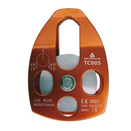 Polia Simples em Alumínio com Bridas Oscilantes TC005 - Delta Plus
