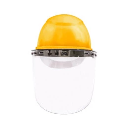 Protetor Facial Incolor com Capacete Amarelo - Camper | CA - 36318 / 34414
