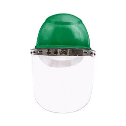 Protetor Facial Incolor com Capacete Verde - Camper | CA - 36318 / 34414