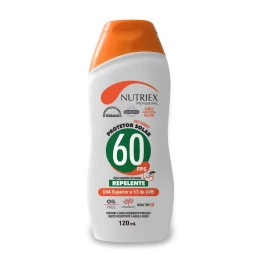Protetor Solar FPS 60 com Repelente UVA e UVB 120g - Nutriex
