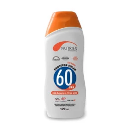 Protetor Solar FPS 60 UVA e UVB 120g - Nutriex