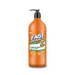 Sabonete Desengraxante Esfoliante Limpa Mãos Biodegradável Fast Orange Bombona 1l - Luvex