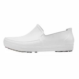 Tênis de PVC Emborrachado com Solado Antiderrapante Branco STM Man - Sticky Shoes | CA 44589