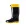 Bota de PVC Cano Extra Longo com Polaina 40cm Preta com Solado Amarelo - Innpro | CA - 49855