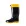 Bota de PVC Cano Extra Longo com Polaina 40cm Preta com Solado Amarelo - Innpro | CA - 49855