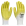 Luva de Poliéster com Banho Nitrílico 3/4 Amarelo LVSBNA - Imbat (12 Pares) | CA - 41734