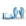 Luva Nitrílica Descartável Azul Light sem Talco LVSANA100 - Imbat (100 Unidades) | CA - 48294