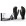 Luva Nitrílica Preta Heavy Descartável sem Talco LVSANP50 - Imbat (50 Unidades) | CA - 48295