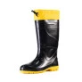 Bota de PVC Cano Extra Longo com Polaina 40cm Preta com Solado Amarelo - Innpro | CA - 36026 01