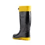 Bota de PVC Cano Extra Longo com Polaina 40cm Preta com Solado Amarelo - Innpro | CA - 36026 4