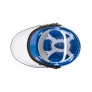 Protetor Facial Incolor com Capacete Azul - Camper 4