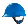 Visão Frontal do Capacete Classe A e B Azul Claro com Ajuste Fácil 3m