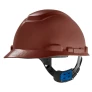 Capacete Classe A e B Marrom H700 com Carneira de Ajuste Fácil e Jugular - 3M | CA - 29638 1