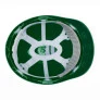 Visão Lateral do Capacete Classe A e B Verde Camper 5