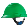 Capacete Classe A e B Verde H700 com Carneira de Ajuste Fácil e Jugular - 3M  CA - 29638 1