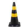 Cone Preto e Amarelo 70 cm Delta Plus 1