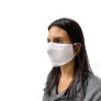 Máscara de Tecido Reutilizável e Lavável Branca - Protector 2