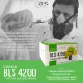 Kit para Serviços Gerais BLS 4200 com Máscara Semifacial EVO 4000R SM, Cartucho para Vapores Orgânicos e Gases Ácidos 213 e Pré Filtro 301 P2 - BLS CA - 35553 8