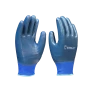 Luva de Poliéster com Banho Nitrilíco Azul Wave Nitril LVSBONAZ - Imbat (12 Pares) | CA - 41723 1