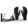 Luva Nitrílica Preta Heavy Descartável sem Talco LVSANP50 Imbat (50 Unidades) CA 4829
