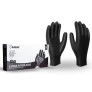 Luva Nitrílica Preta Heavy Descartável sem Talco LVSANP50 Imbat (50 Unidades) CA 4829