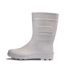 Bota de PVC Cano Longo Branca Virada de lado