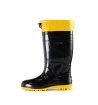 Bota de PVC Cano Extra Longo com Polaina 40cm Preta com Solado Amarelo - Innpro | CA - 36026 02