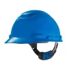Visão Frontal do Capacete Classe A e B Azul Claro com Ajuste Fácil 3m