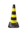 Cone Preto e Amarelo 50 cm Delta Plus 1